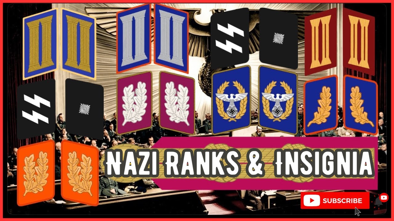 ナチスの階級章と記章：NSDAP、SS、SAについて解説