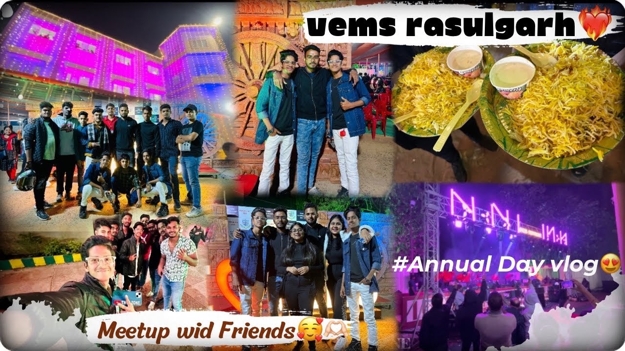 Annual Day at V.E.M.S Rasulgarh🤩| Friends Meetup at School Visit after 3 years🥺❤️|Twinzone Vlogs💕