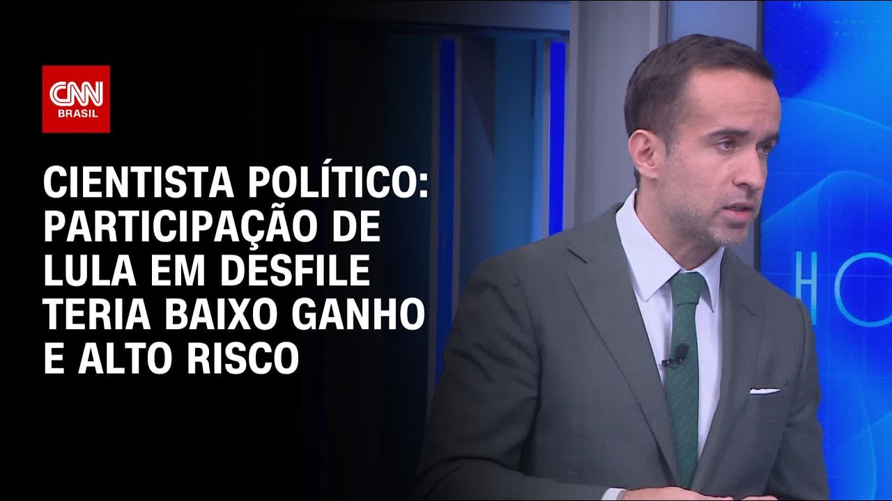 Participação de Lula em desfile de Carnaval teria alto risco, diz Lucas de Aragão | HORA H