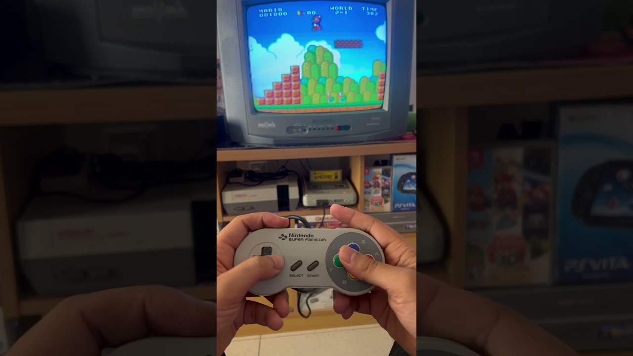 super famicom with  #nintendo #superfamicom #supernintendo #supermariobros