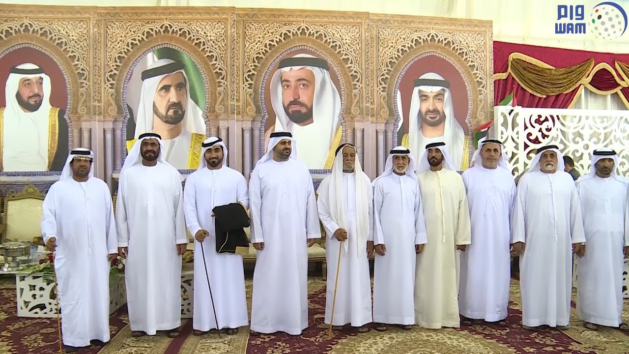 ذياب بن محمد بن زايد يحضر افراح الكتبي والمسافري بالذيد