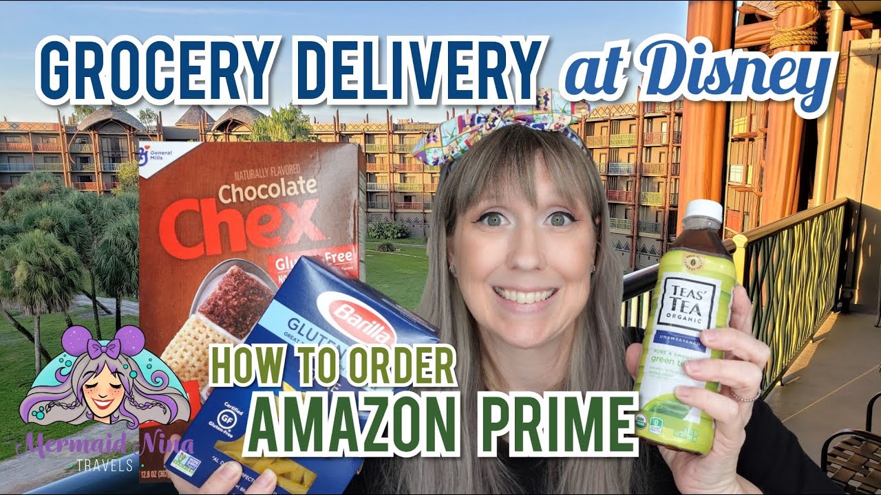 Ordering Groceries at Disney World, HOW TO with Amazon Prime
