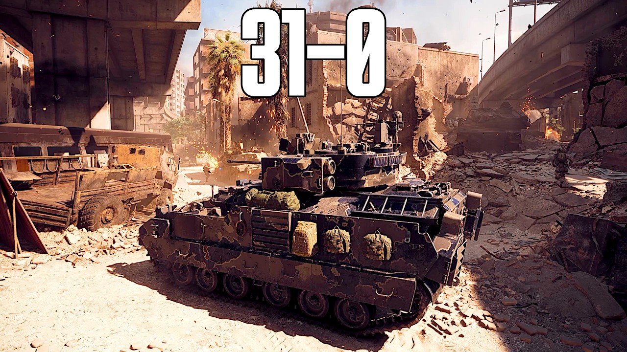 Battlefield 6 - M3A3 Bradley Perfect Match [31-0] | Siege of Cairo