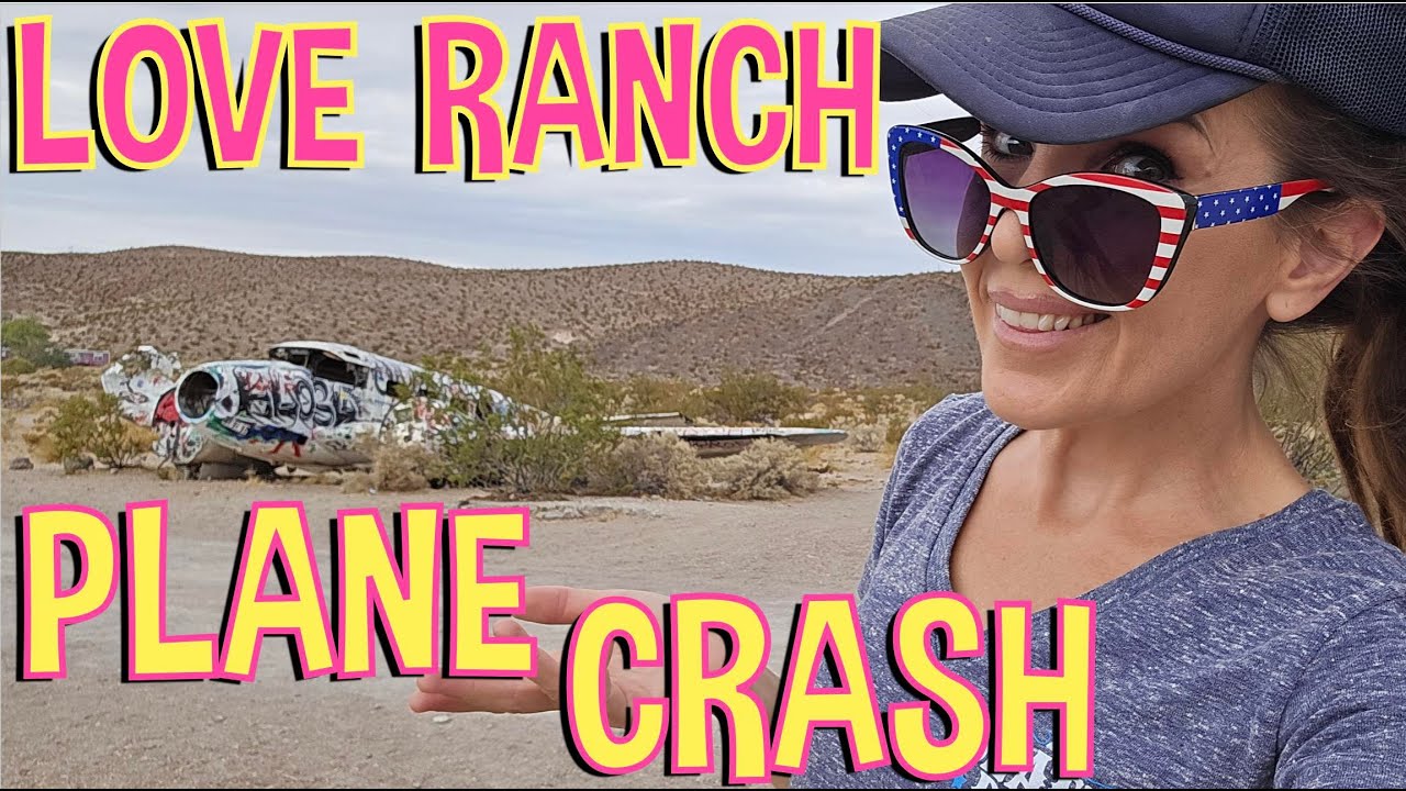 Only in Nevada: Crashed Airplane in Front of a Br0thel at the Side Of the Highway Outside Vegas