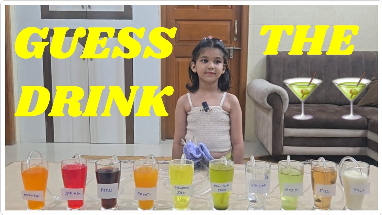 GUESS THE DRINK 😱😱 CHALLENGE