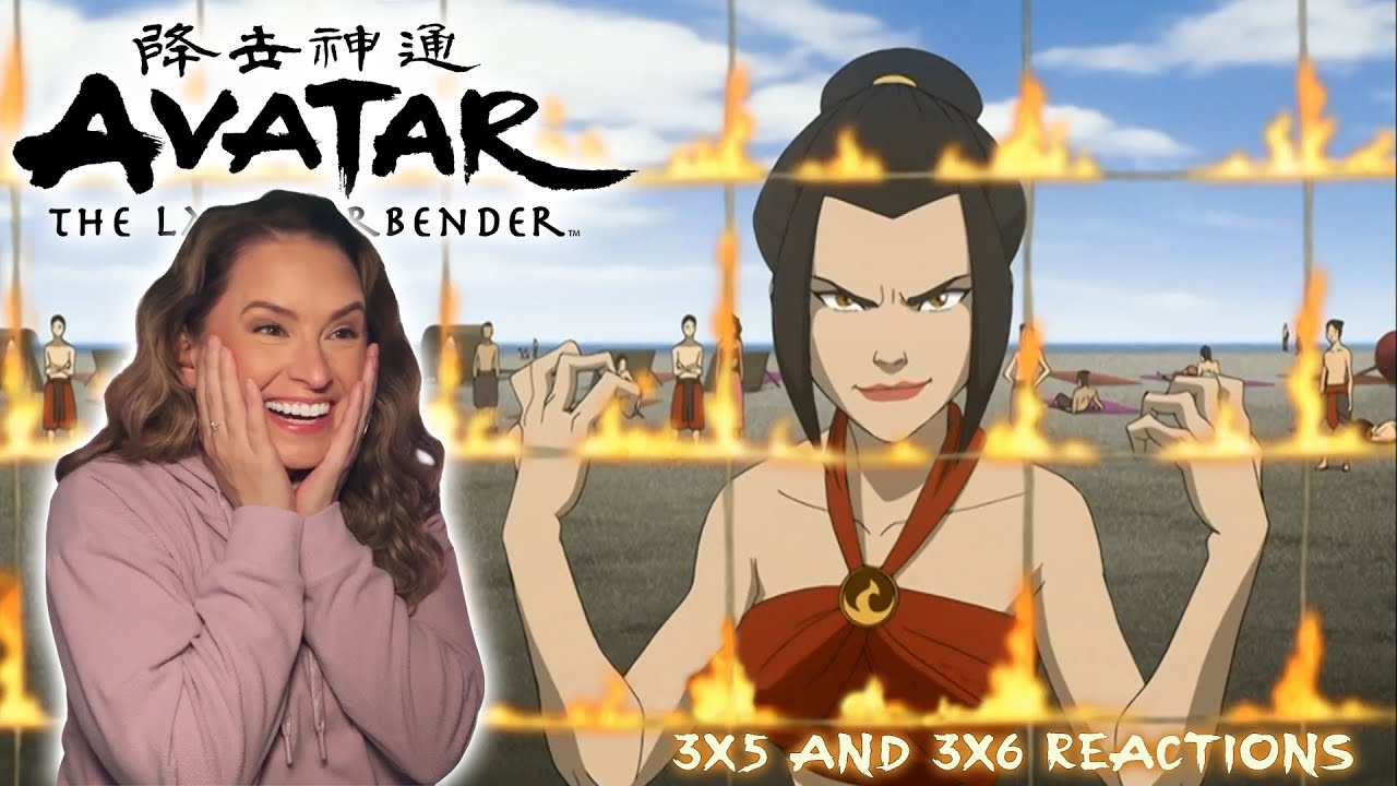 Avatar the Last Airbender 3x5 & 3x6 Reaction | The Beach | The Avatar and the Fire Lord