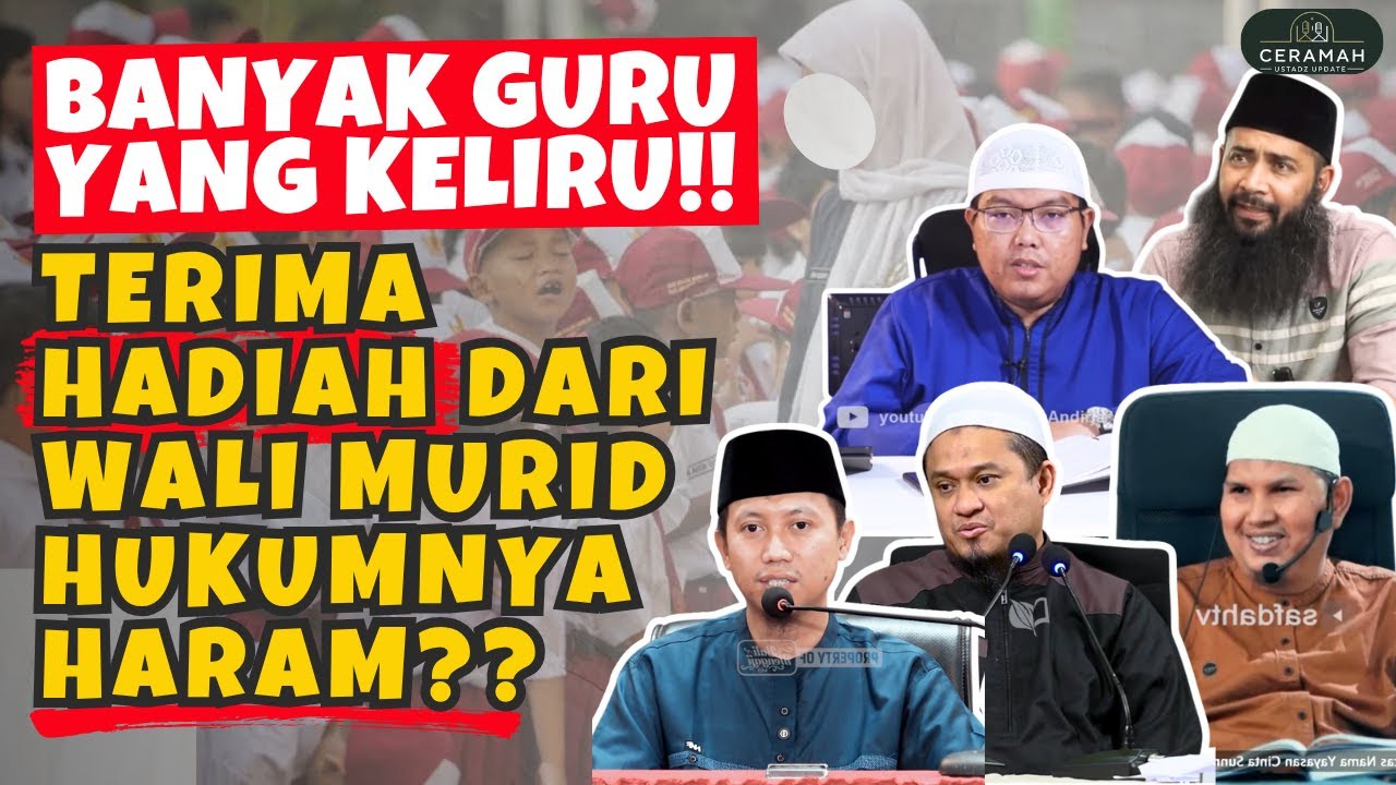 Jangan Sampai Salah! Bolehkah Guru Terima Hadiah dari Orang Tua Murid | Ustadz Firanda Andirja