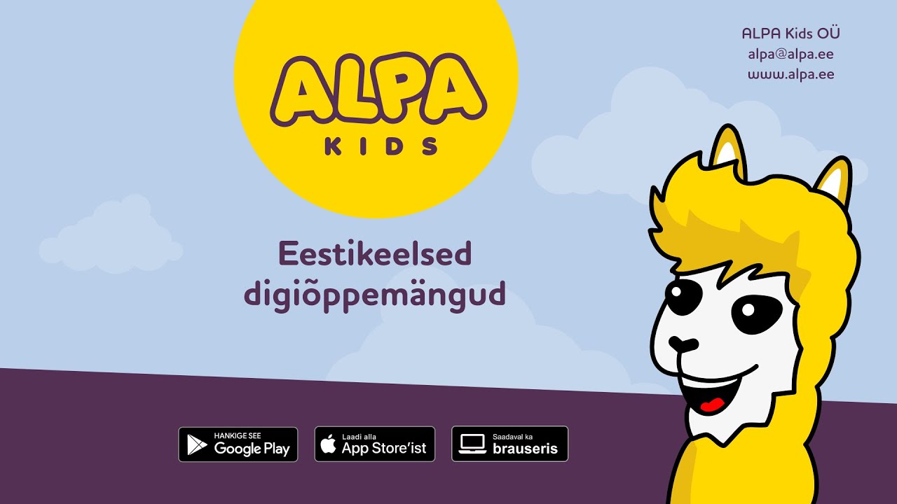 ALPA eestikeelsed digiõppemängud. Tutvustusvideo