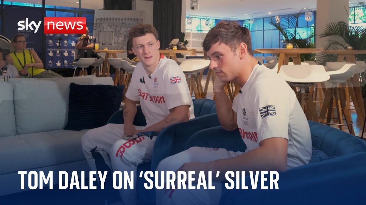 Paris Olympics 2024: Tom Daley and Noah Williams on securing 'surreal' Olympic silver