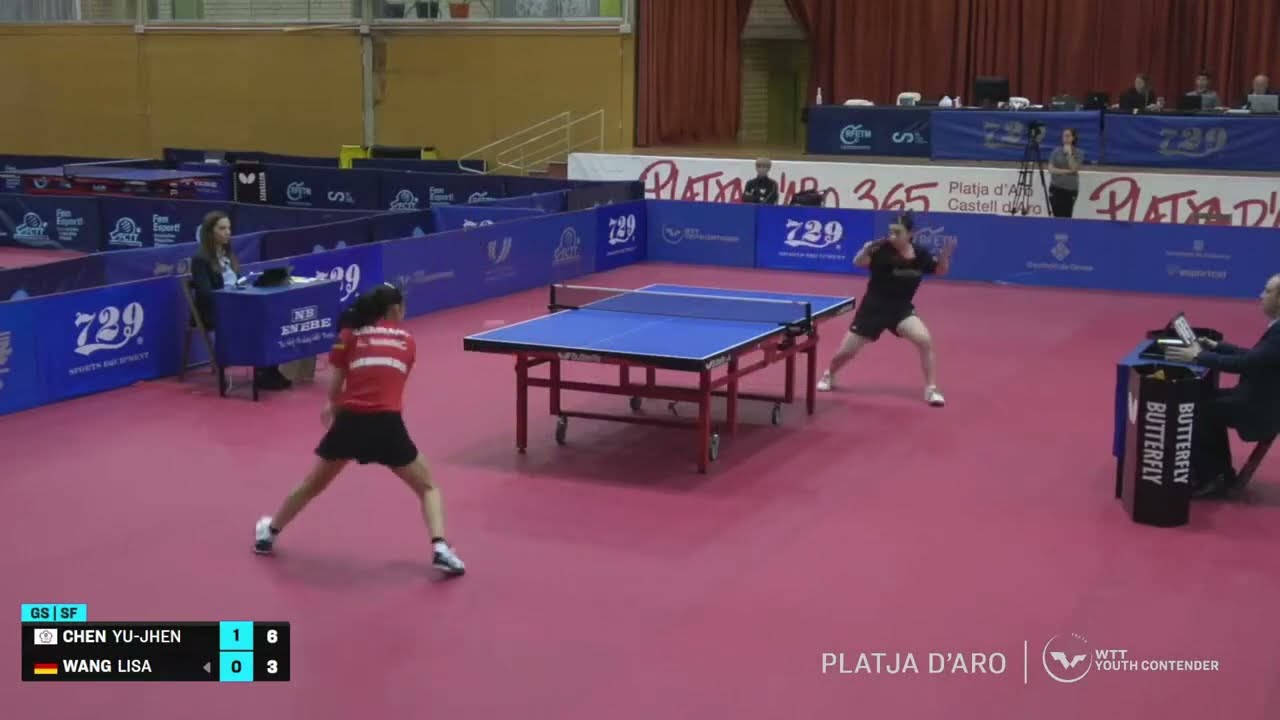 Lisa Wang (GER) vs Chen Yu-Jhen (TPE) | U15 SF | 2024 WTT Youth Contender Platja d'Aro