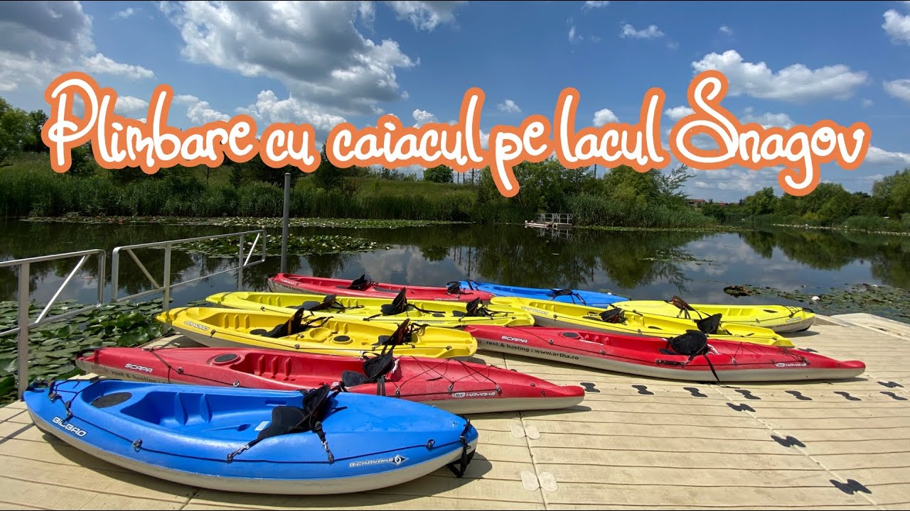 Plimbare cu caiacul pe lacul Snagov