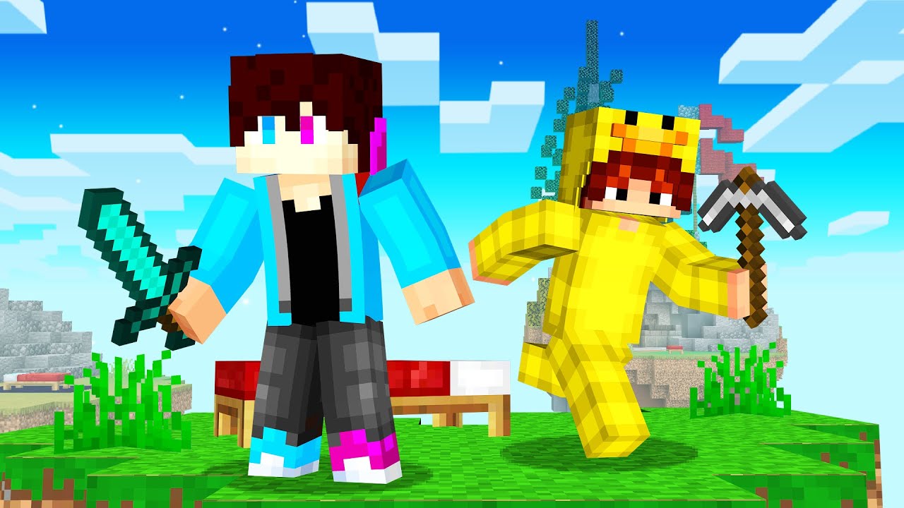 Bedwars Spelen Met Beste Vriend (Minecraft)