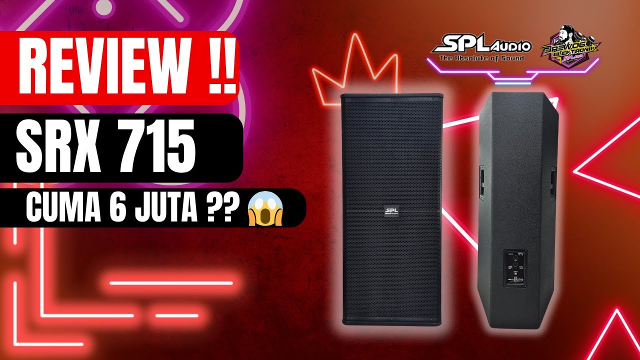 REVIEW‼️SIDEFILL DARI SPL AUDIO DENGAN TIPE SRX 715 || MODE BI-AMP DAN MODE PASSIVE  🔥