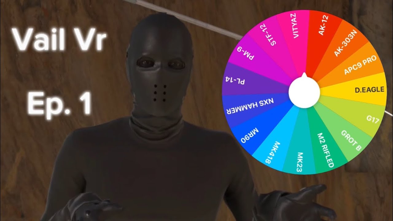 Испытание случайного колеса оружия в Vail VR