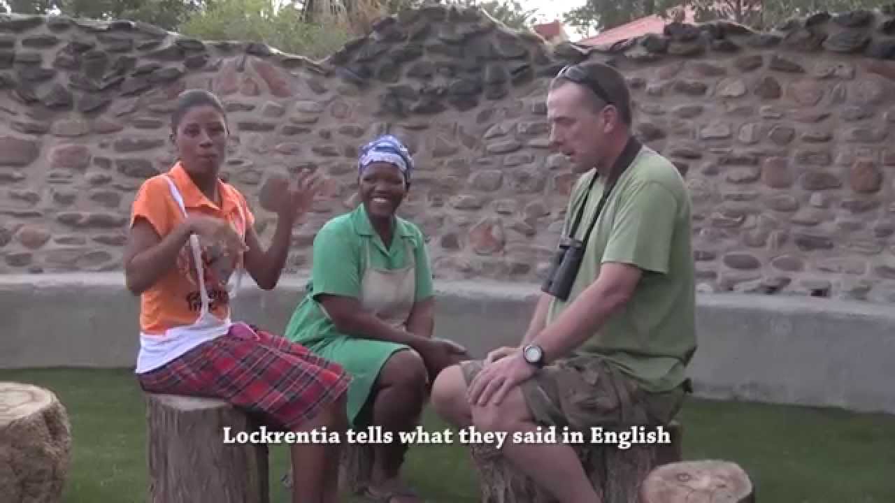 Demonstration of NAMA - a native language of Namibia