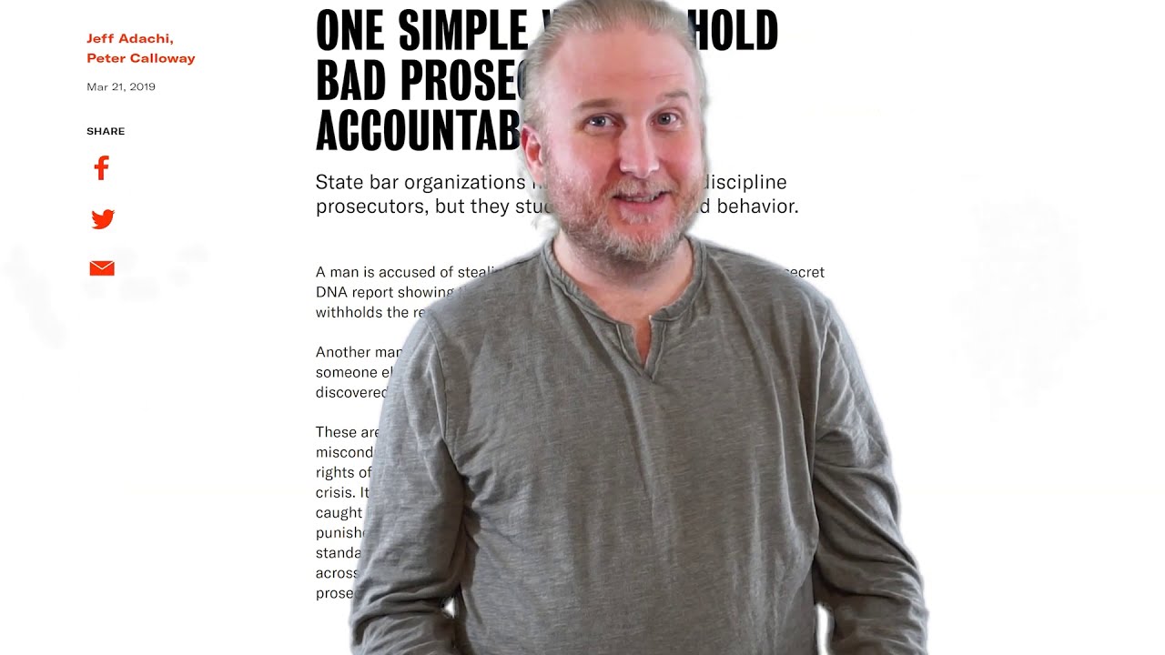 Prosecutor Accountability: how Rare is it???