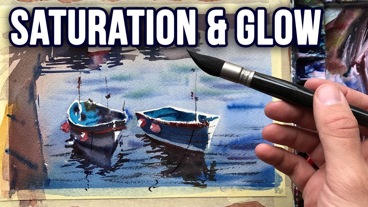 Preserving Saturation & Glow in Watercolor