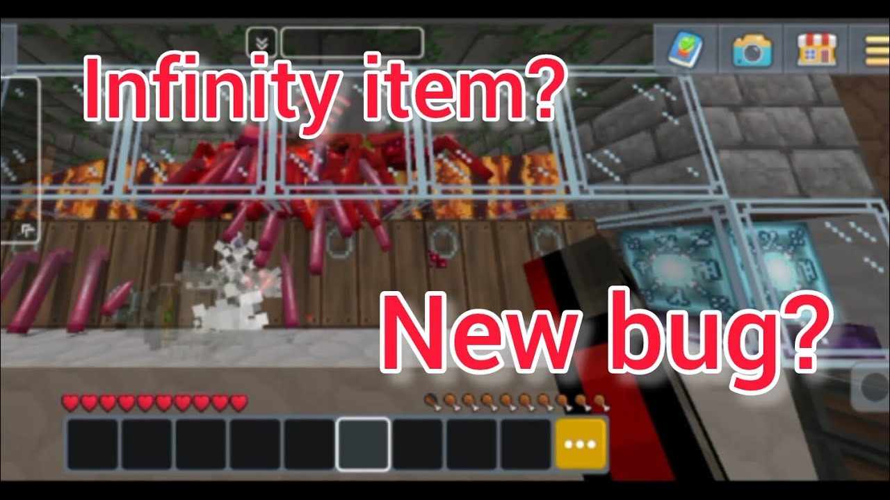 How i found a new infinity item bug mansion bug#planetcraft #planetofcubes #youtube 