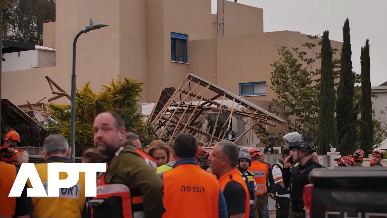 Иранский кассетный снаряд попал в израильский дом, видны масштабные разрушения | APT