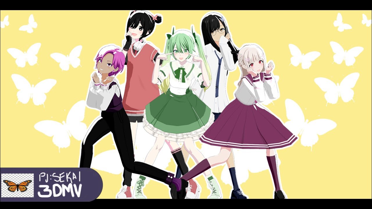 Override / Completely Normal Butterflies × Hatsune Miku【3DFMV】