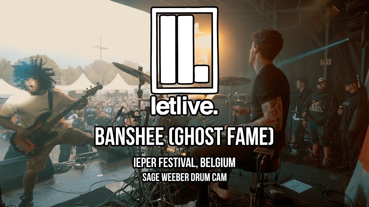 Banshee (Ghost Fame) - Letlive (Drum Cam) - Ieper Festival 2025