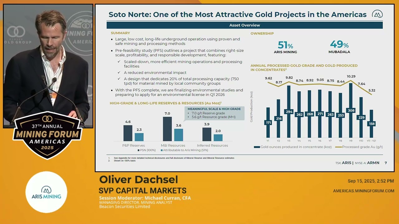 Aris Mining Presentation - Mining Forum Americas 2025
