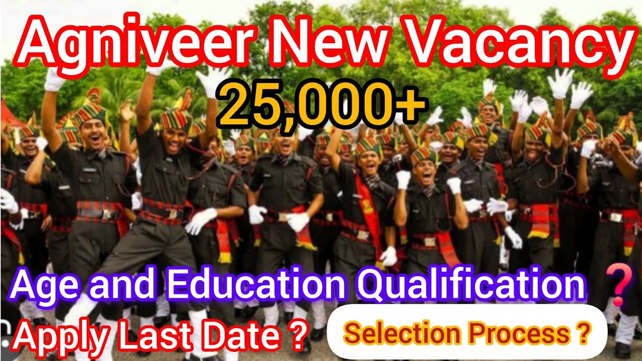Big Update🔥 Agniveer ত ২৫ হাজাৰ অধিক পদ মুকলি 😶Apply Start Date❓ Age and Educational Qualification ❓