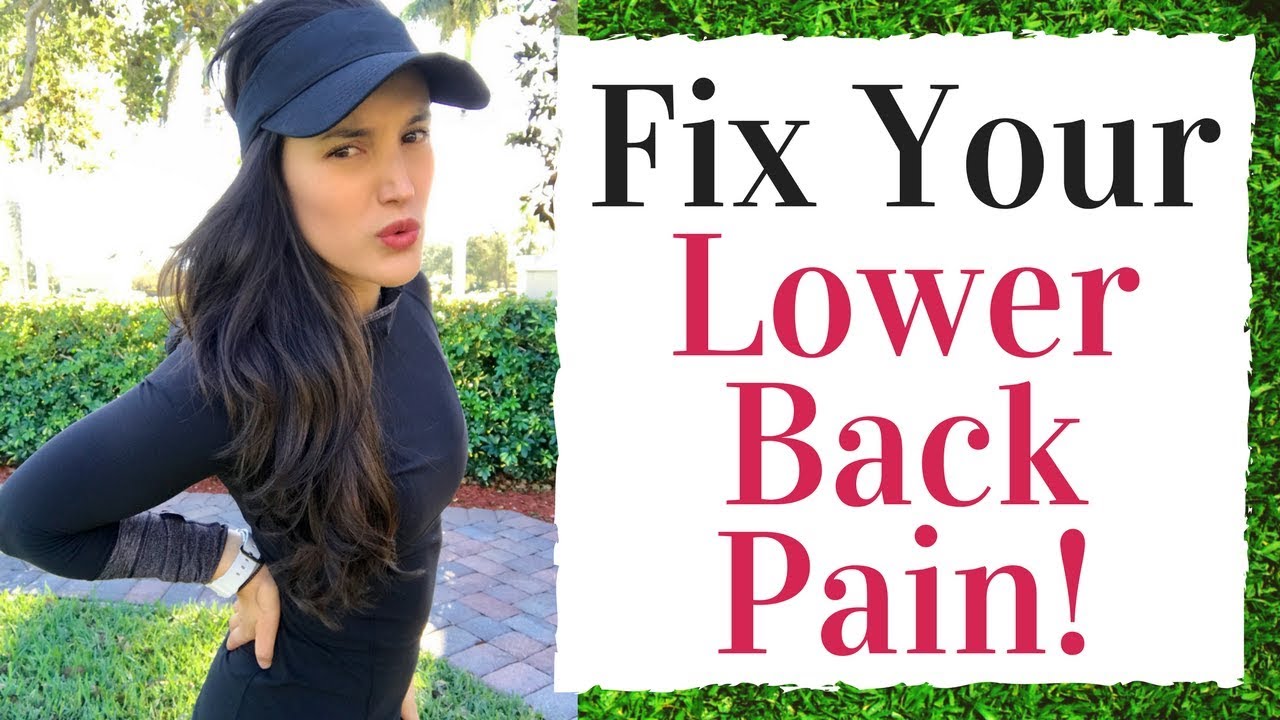 Fix Your Golf Swing LOWER BACK PAIN!  Golf Fitness Tips