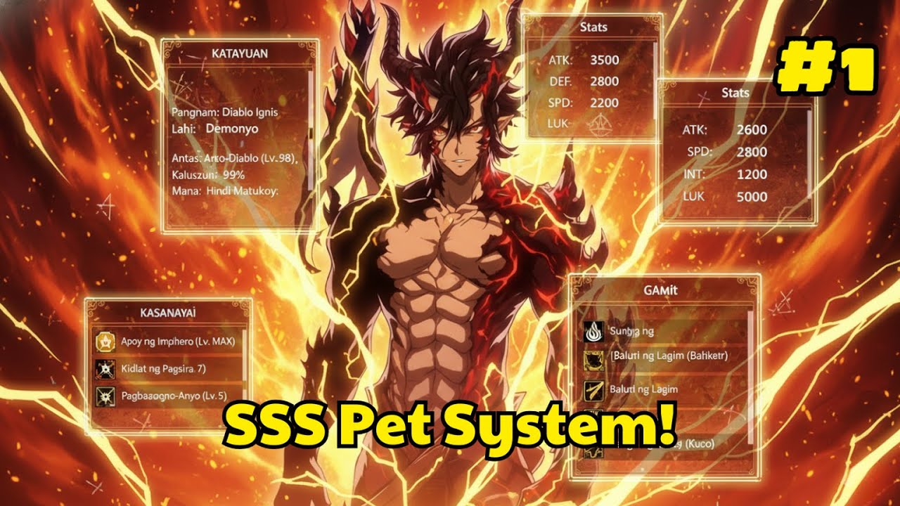 Akala Nila E-Rank Lang Ako… Pero SSS Pet Evolution System! | Manhwa Tagalog