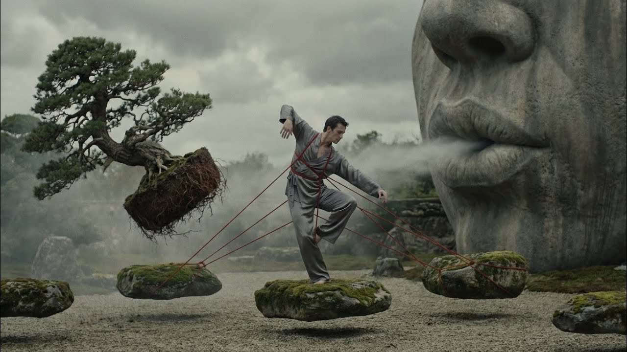 THE CLOCKWORK GARDEN: A Surreal Love Story | AI Music Film