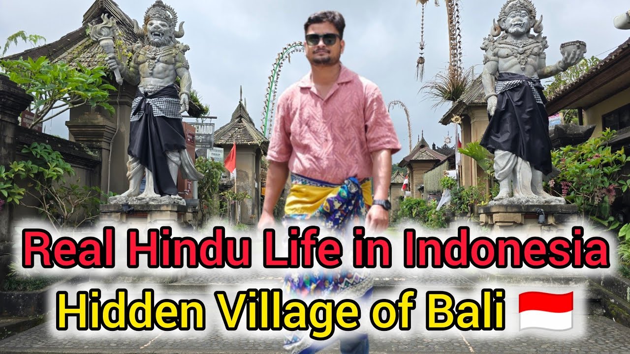 How Hindus Live in Bali Indonesia 🇮🇩 | Inside Penglipuran Traditional Village (Hindi Vlog)