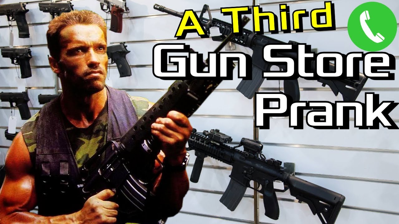Arnold Calls Even More Gun Stores - Prank Call