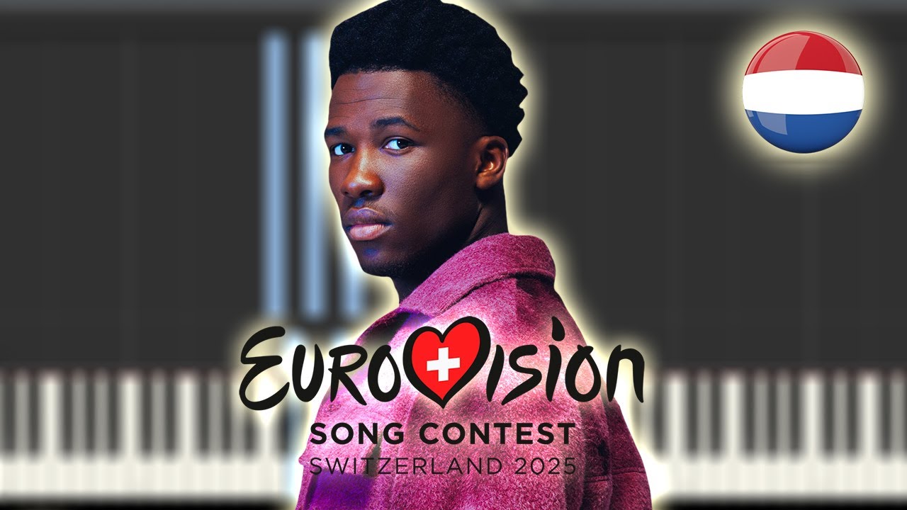 Claude - C'est La Vie - Netherlands 🇳🇱 - Eurovision 2025 | Piano Tutorial / Partitura /Karaoke /MIDI