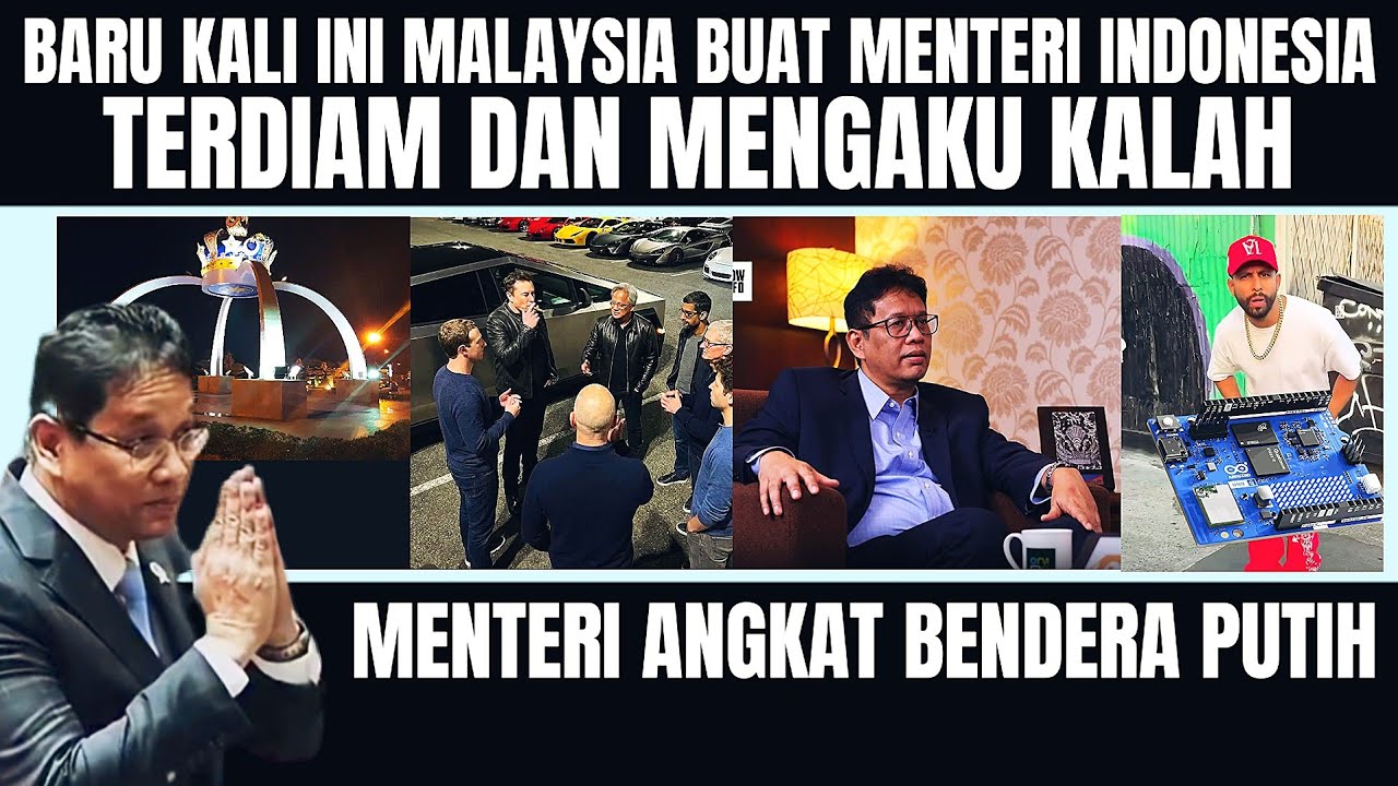 BARU KALI INI MALAYSIA BUAT MENTERI INDONESIA TERDIAM & MENGAKU KALAH