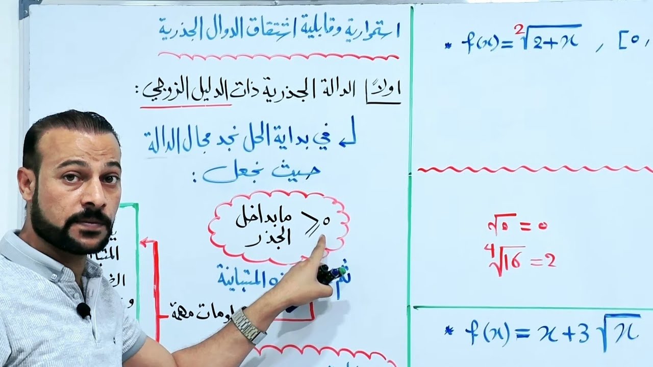 الفصل الثالث/المحاضرة(22)/مبرهنة القيمة المتوسطة