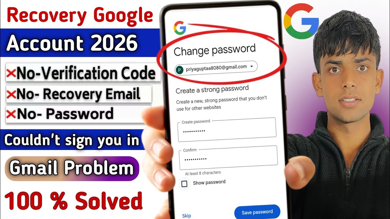 Same gmail verification code problem | gmail account recovery 2-step verification