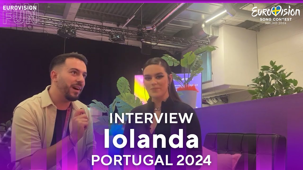 Iolanda interview following the first dress rehearsal| Eurovisionfun