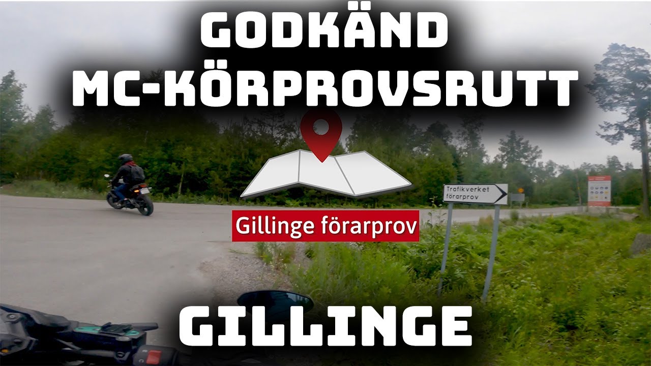 MC KÖRPROVSRUTT - GILLINGE