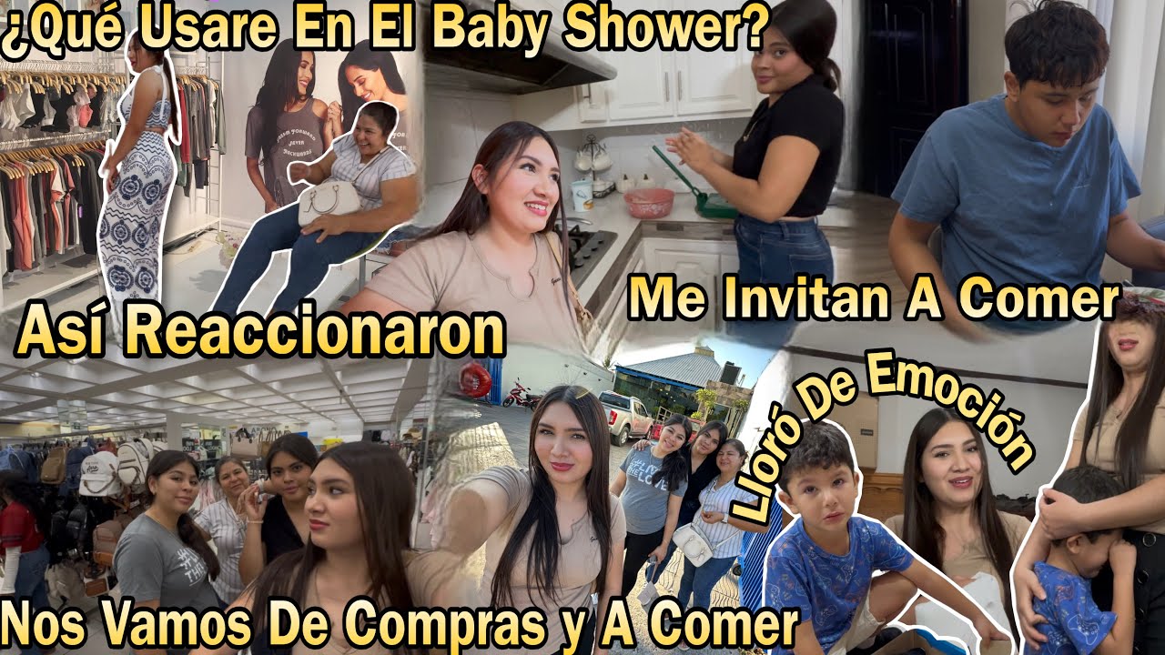 Terminó Llorando😭/+Buscando Outfit BabyShower🍼/+Salida De Señoras🛍️/+Así Reaccionaron 