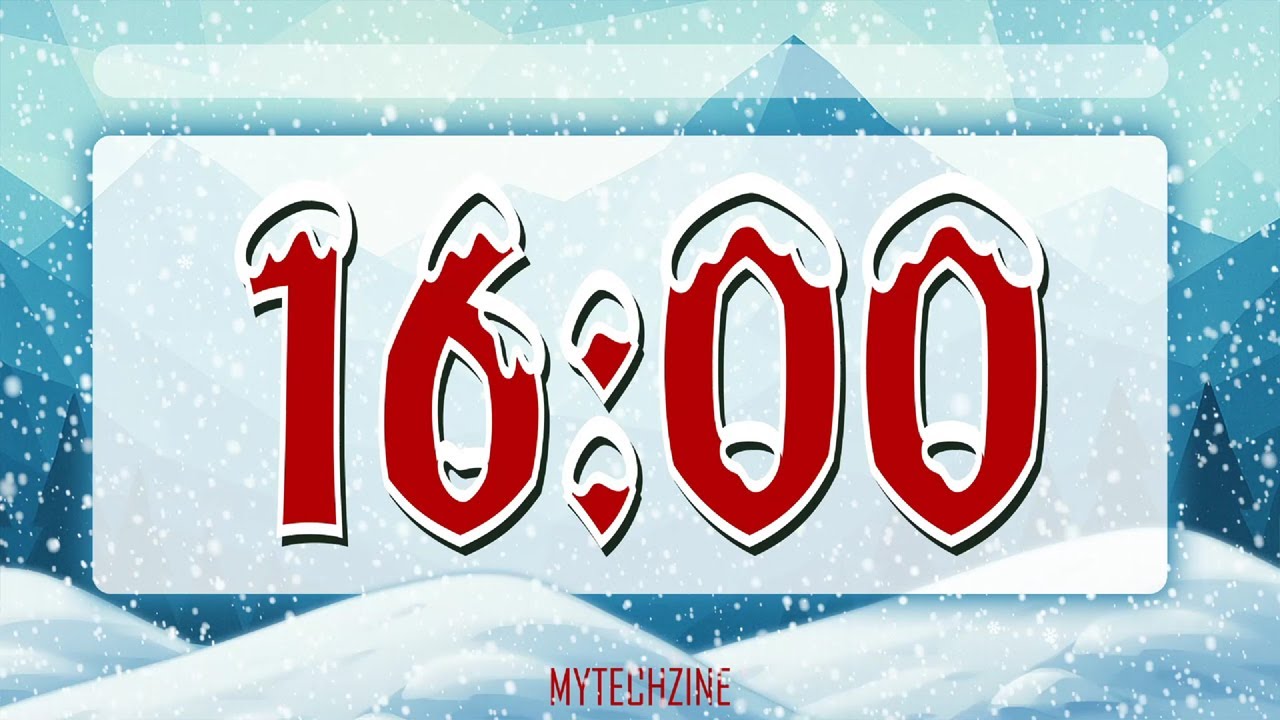 16 Minute Christmas Timer | Festive Focus Countdown with Music