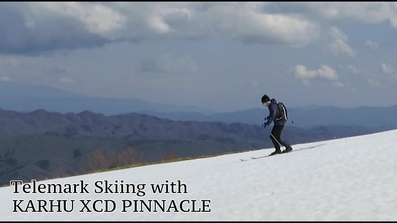 Telemark Skiing with KARHU XCD PINNACLE （Crosscountry-Skiing Downhill）🐣パノリーBCクロカン