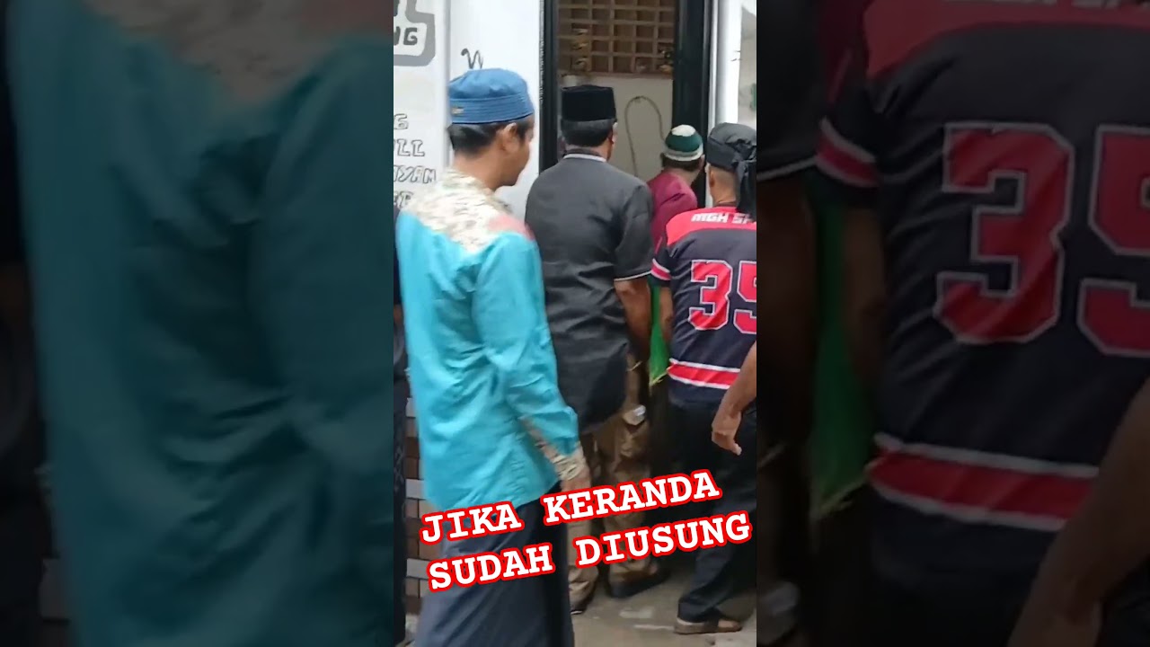 JIKA KERANDA SUDAH DIUSUNG    