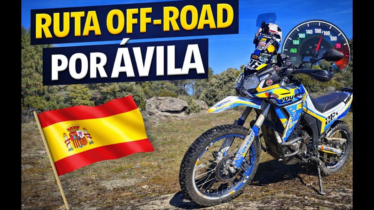 Ruta y entrenamiento OFF-ROAD por Ávila con la VOGE 300 RALLY y la APRILIA TUAREG 660