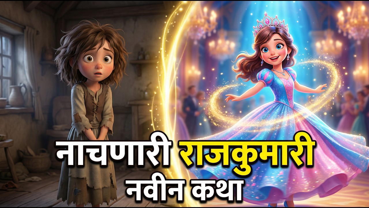 Dancing Princess | Cinderella | Tales in Marathi | लहान मुलांसाठी नवीन कथा