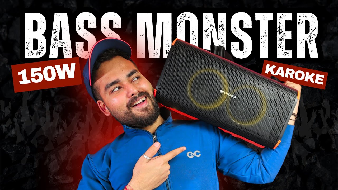 150W Party Beast! 🔊 Zebronics Prima Pro | AURACAST & Karaoke Test