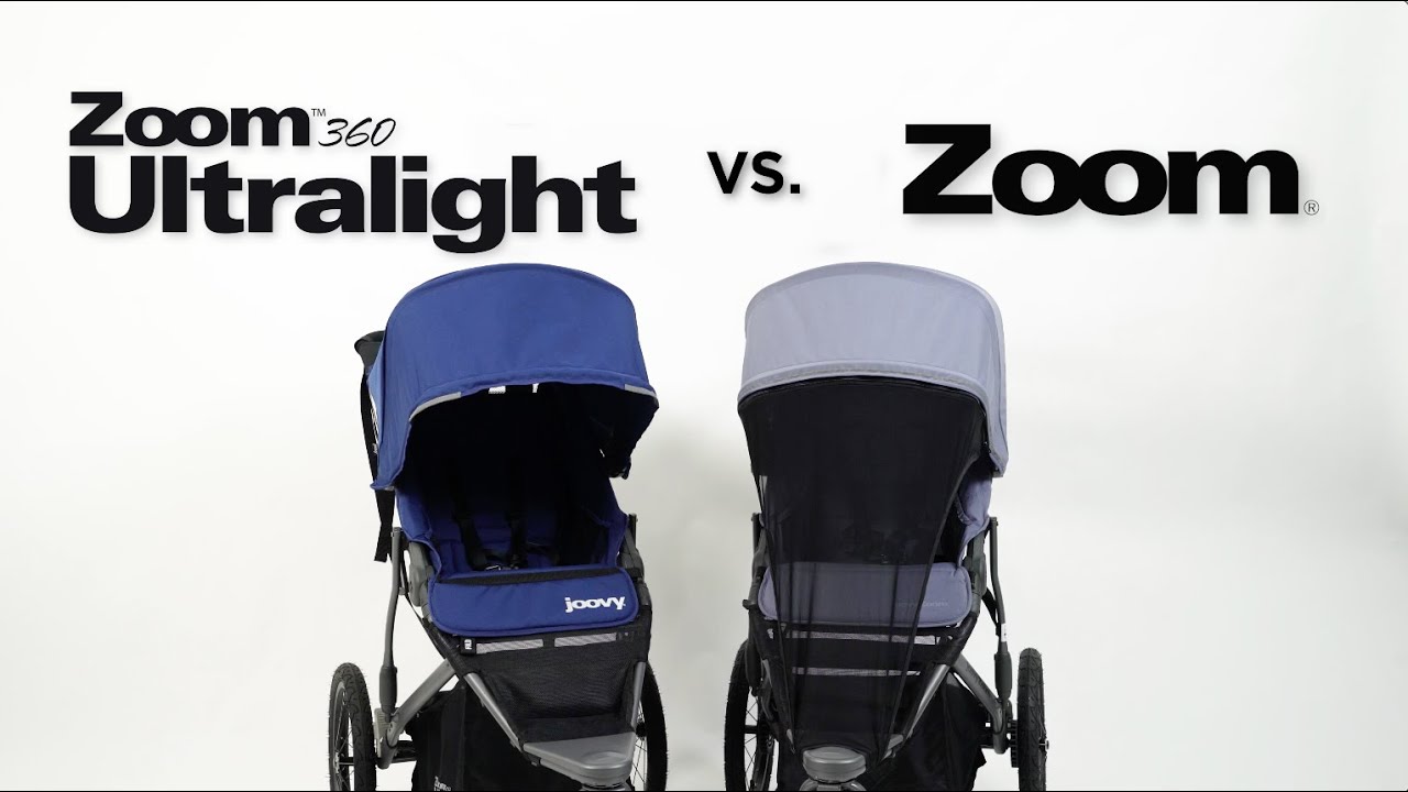 Joovy Zoom360 Ultralight Jogging Stroller vs. Zoom Jogging Stroller