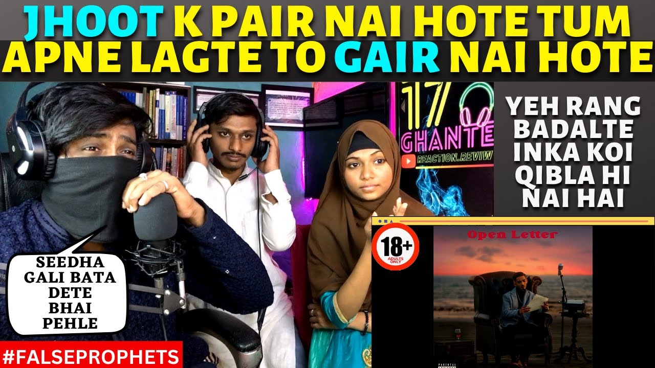 Talha Anjum - False Prophets | Prod. by UMAIR (Official Audio) | Reaction