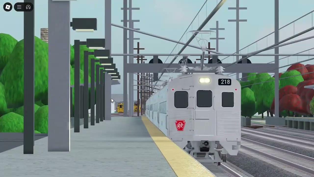 [Railfanning in Roblox] Pennsylvania Railroad silverliner on the NEC