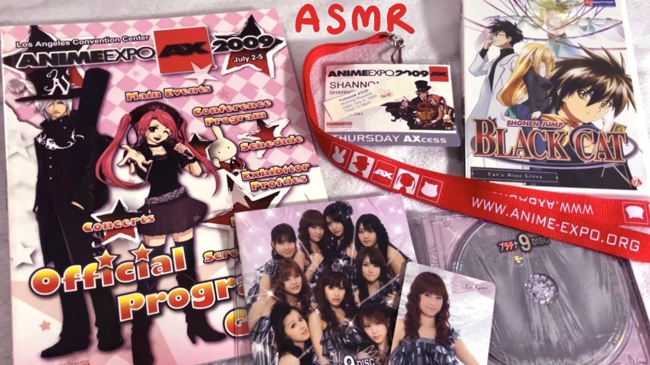 ASMR Ramble: Anime Expo 2009 + Black Cat DVD