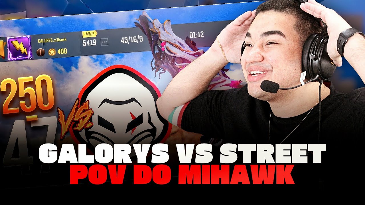 O MIHAWK achou a MELHOR VMP no COD MOBILE! | Mihawk destr&oacute;i e an&aacute;lise Galorys vs Street
